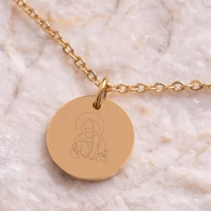 Jesus with Open Arms Pendant with Chain
