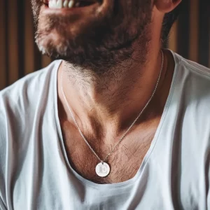 Christian Personalized Initial 'E' Pendant with Customizable Back