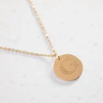 Christian Personalized Initial 'G' Pendant with Customizable Back