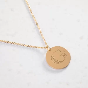 Christian Personalized Initial 'G' Pendant with Customizable Back