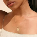 Christian Personalized Initial 'P' Pendant with Customizable Back