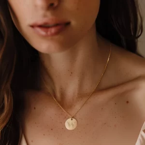 Christian Personalized Initial 'W' Pendant with Customizable Back