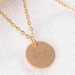 "I Am Always With You" Pendant with Chain | Matthew 28:20