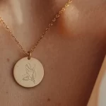 Jesus Caring for Lamb Pendant with Chain