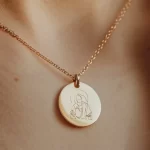 Jesus with Open Arms Pendant with Chain