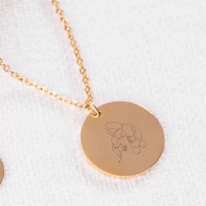 Jesus Holding Child Pendant with Chain