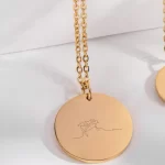 Jesus in the Manger Pendant with Chain