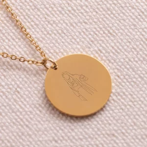 Jesus Offering Peace Pendant with Chain