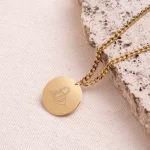 Jesus Portrait Pendant with Chain