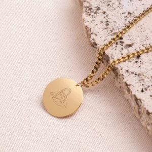 Jesus Portrait Pendant with Chain