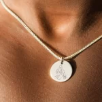 Jesus Teaching Pendant with Line Art of Jesus Teaching