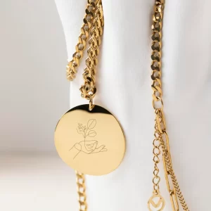 1 John 4:19 Bible Verse Pendant with Nurturing Faith Engraving