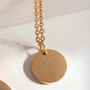 "Be Patient" Pendant with Romans 12:12 Engraving