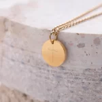 "Be Watchful" Pendant with 1 Corinthians 16:13 Engraving