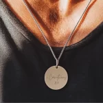 Christian Bible Verse Pendant with 2 Corinthians 12:9 Engraving