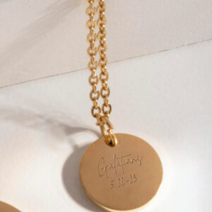 Christian Bible Verse Pendant with Galatians 5:22-23 Engraving