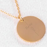 "Fear Not" Pendant with Isaiah 41:10 Engraving