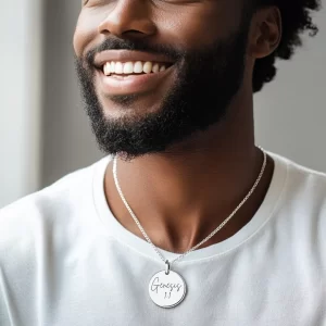 Genesis 1:1 Bible Verse Pendant - Christian Jewelry