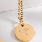 Matthew 5:16 Bible Verse Pendant - Christian Jewelry