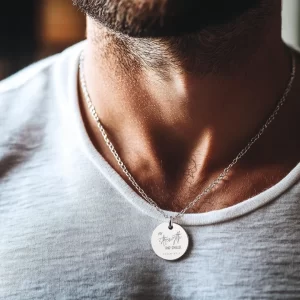 "My Strength and Shield" Pendant with Chain | Psalm 28:7