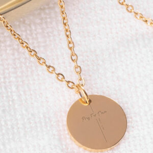 "Pray for Them" Pendant with Matthew 5:44 Engraving