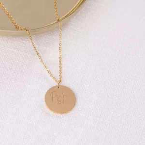 Psalm 23:1 Bible Verse Pendant - Christian Jewelry