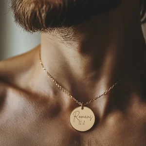 Romans 12:2 Bible Verse Pendant - Christian Jewelry