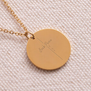 "Seek Peace" Pendant with Psalms 34:14 Engraving