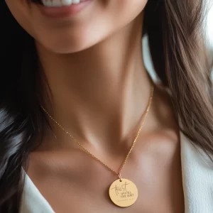 "Trust with All Your Heart" Pendant with Chain | Proverbs 3:5