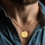 "Who You Say I Am" Pendant with Olive Branch Engraving